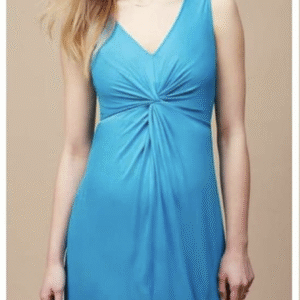 VESTIDO NUDO - TURQUESA